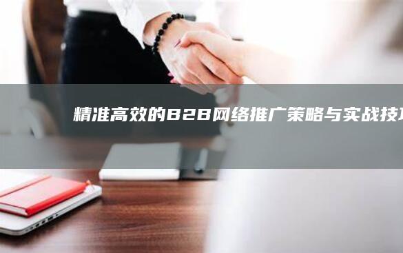 精准高效的B2B网络推广策略与实战技巧